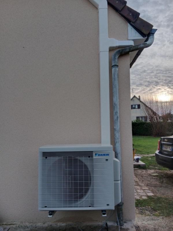 Rénovation d'anciens radiateurs avec une pompe à chaleur air/air près de Caen